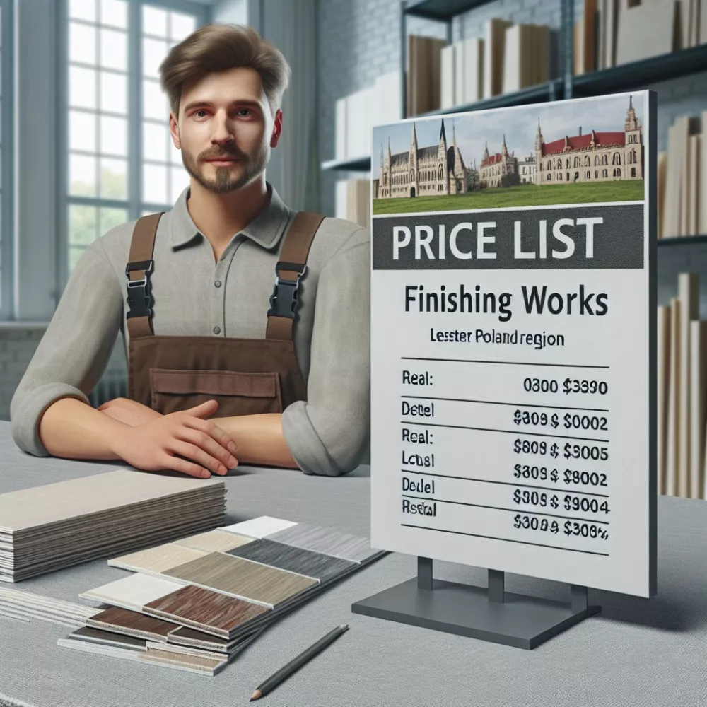 Cennik Prac Wykończeniowych Małopolska