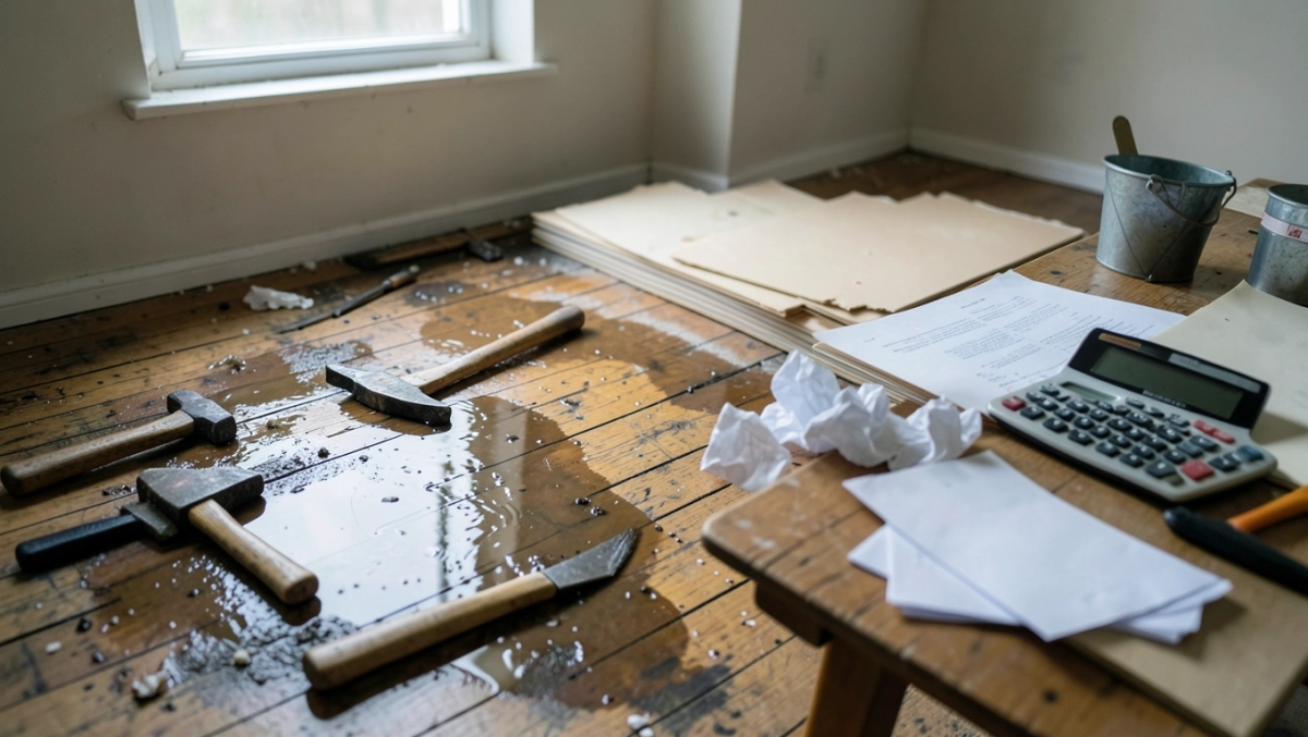 Kosztorys remontu po zalaniu mieszkania