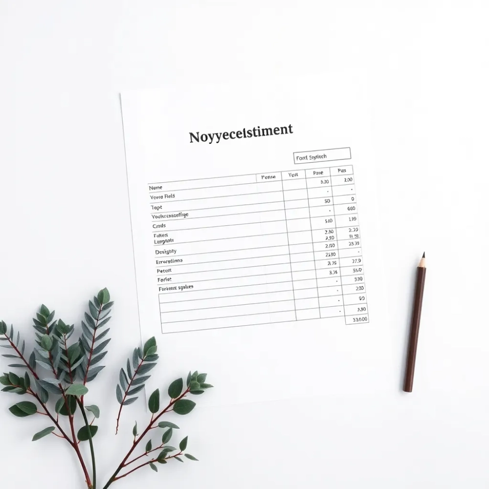 Kosztorys remontu wzór Word