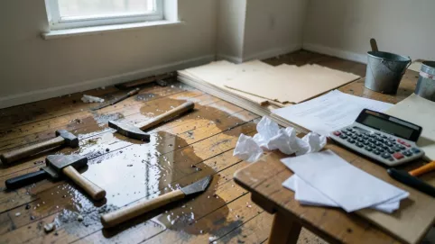 Kosztorys remontu po zalaniu mieszkania