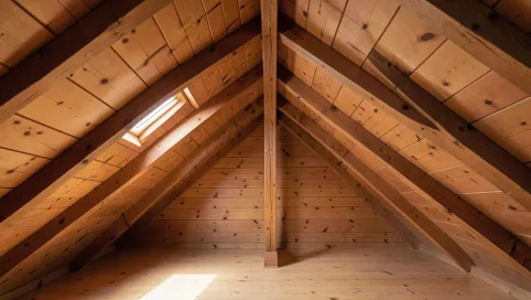 wykończenie poddasza deskami