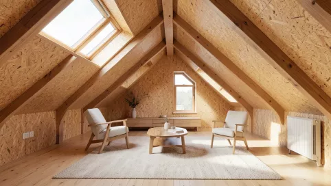 wykończenie poddasza płytami osb