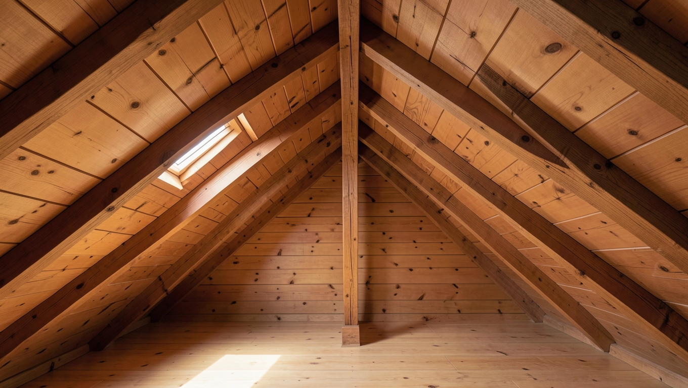 wykończenie poddasza deskami