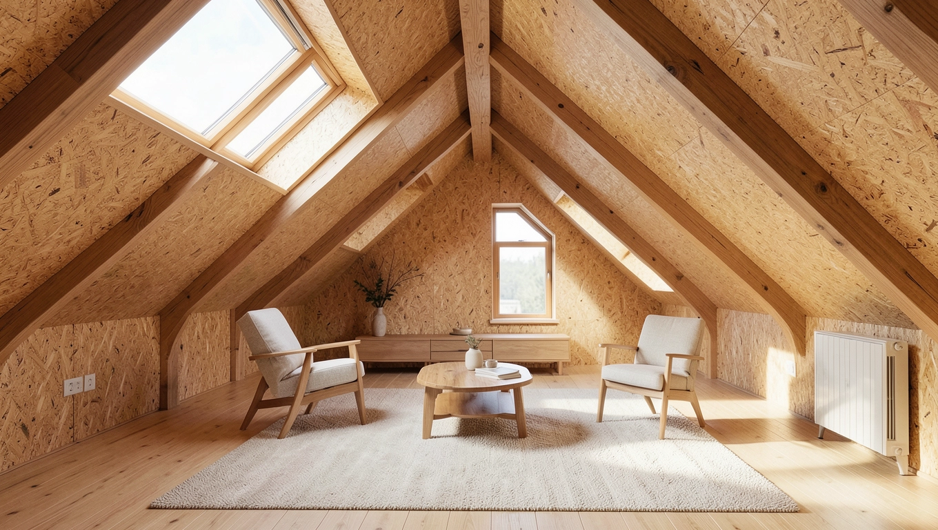 wykończenie poddasza płytami osb